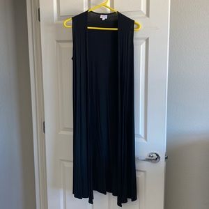 LuLaRoe Joy Vest, black, size XS